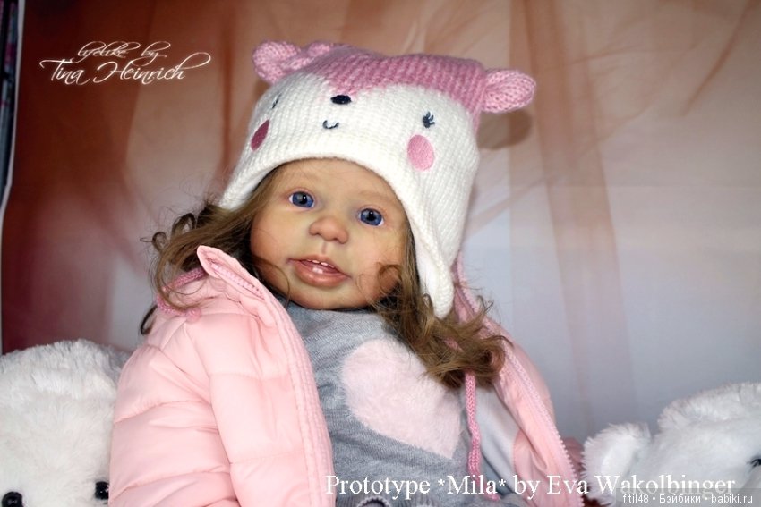 Prototype *MILA* by Eva Wakolbinger lifelike doll Rebornbaby Toddler