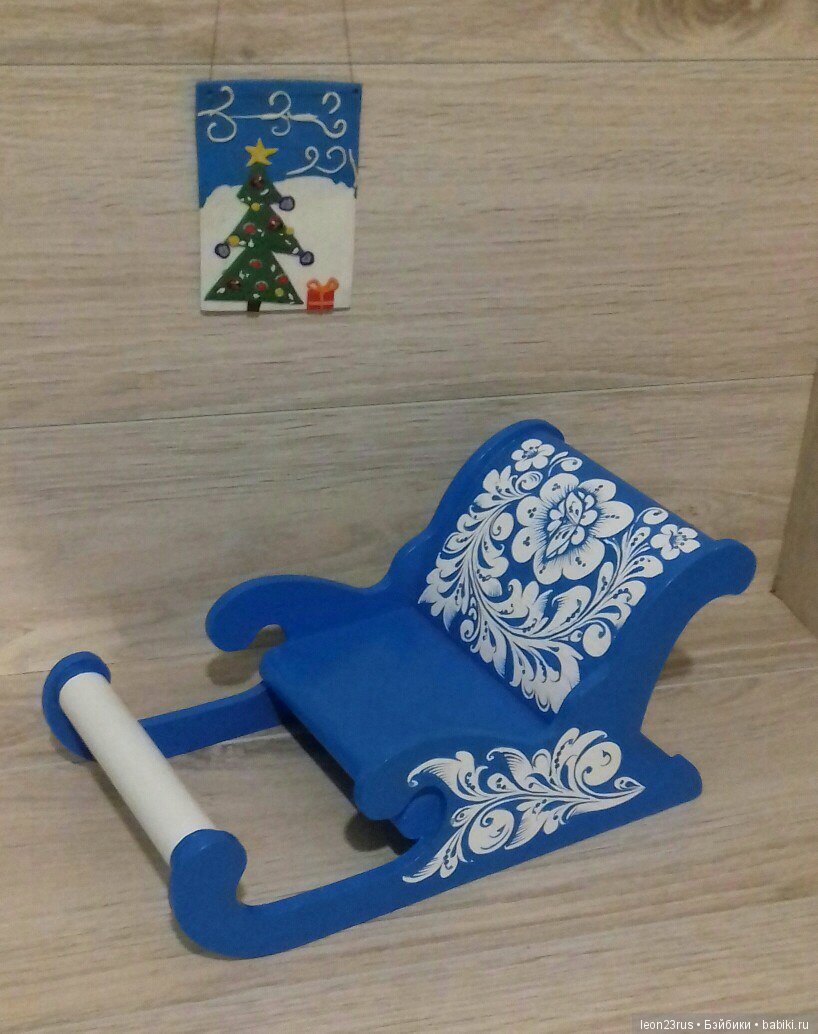 Санки для кукол — Мебель для кукол и домиков: фото (фото 8)