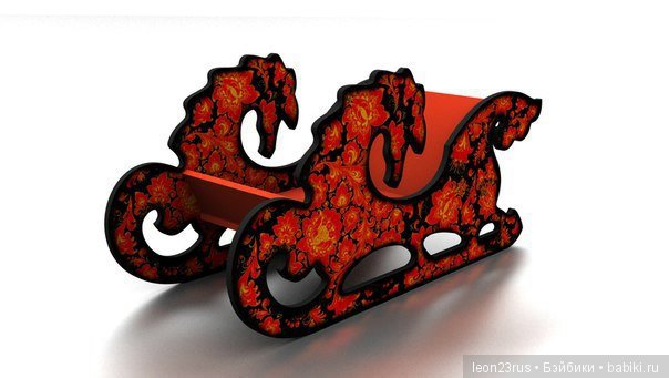 Санки для кукол — Мебель для кукол и домиков: фото