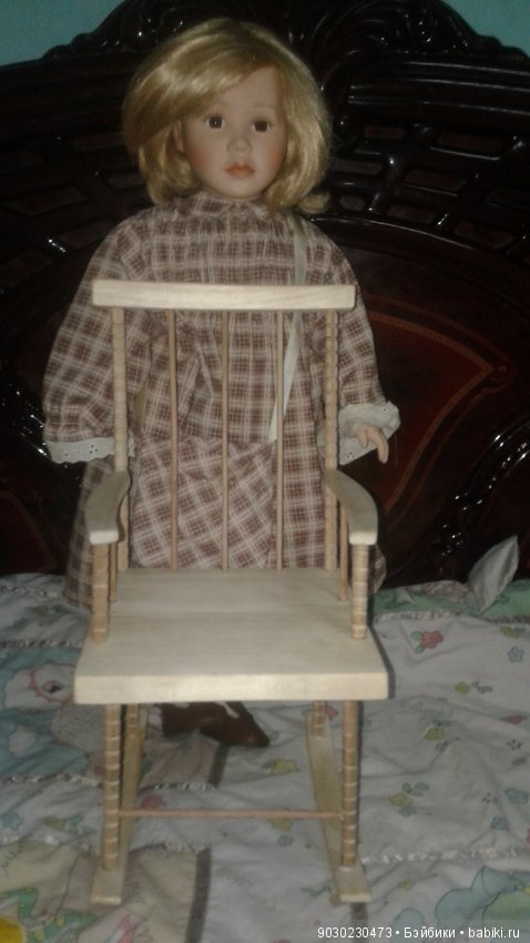 Но вот как и обещала. Муж изготовил стул по образцу реставрированных (фото 2)