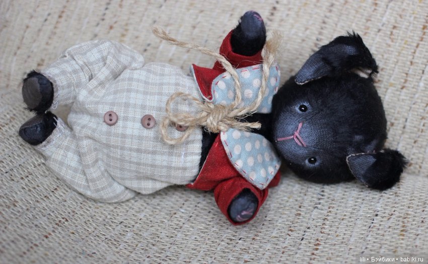 Мои маленькие подарочки — Домашние фото авторских игрушек: Тедди (фото 8)