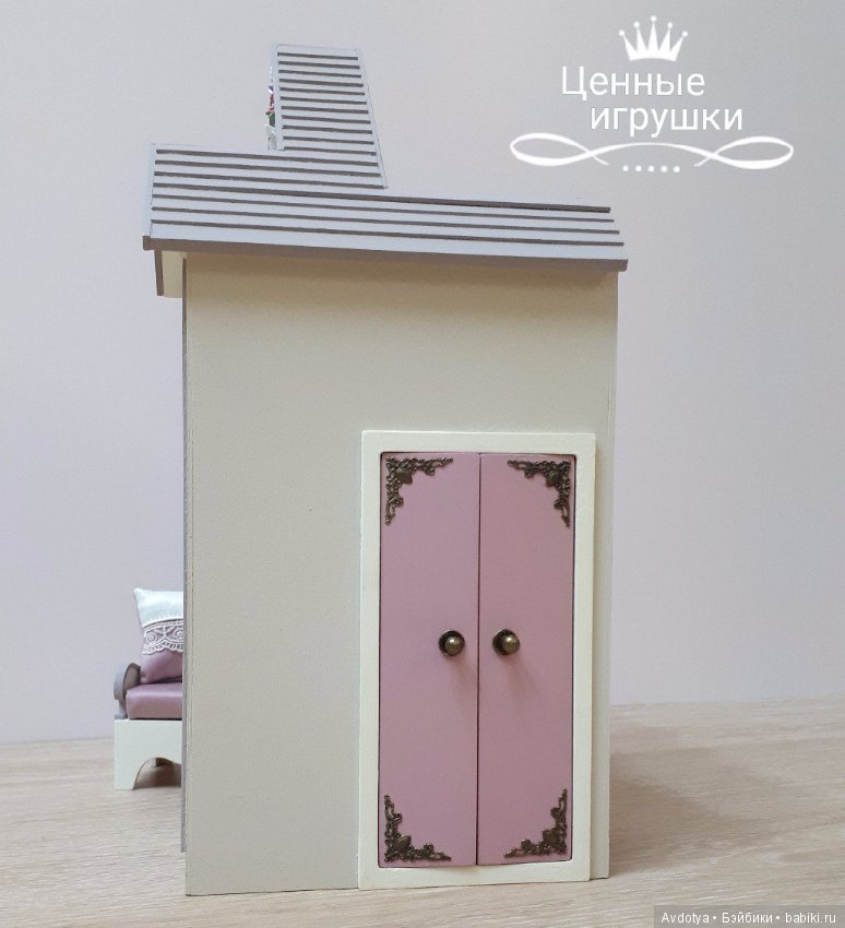 Миниатюрная кроватка домик (фото 9)