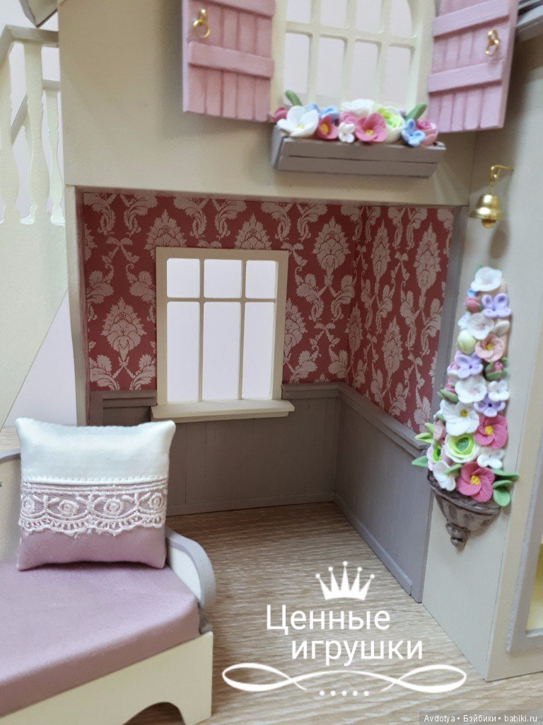 Миниатюрная кроватка домик (фото 4)