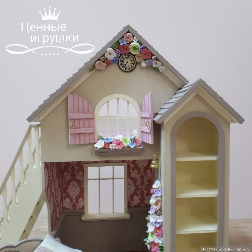 Миниатюрная кроватка домик (фото 7)