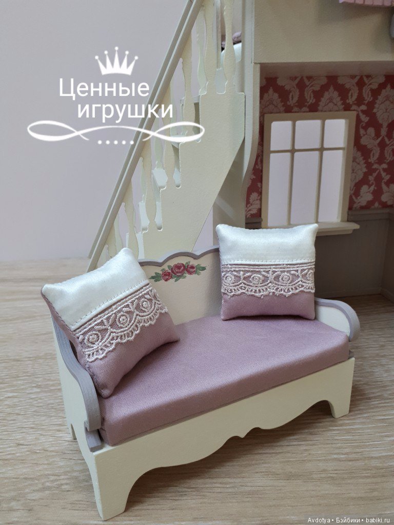 Миниатюрная кроватка домик (фото 3)