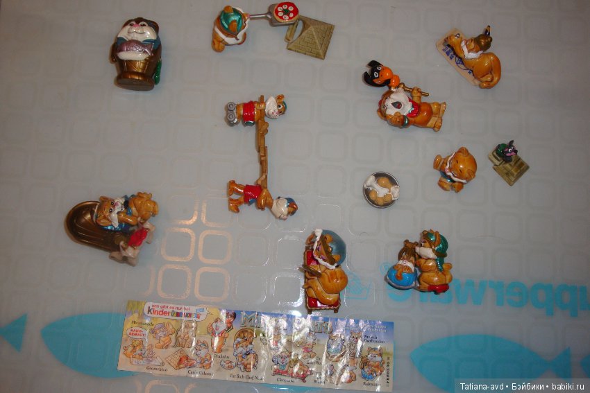 Серия киндер. Египетские кошки