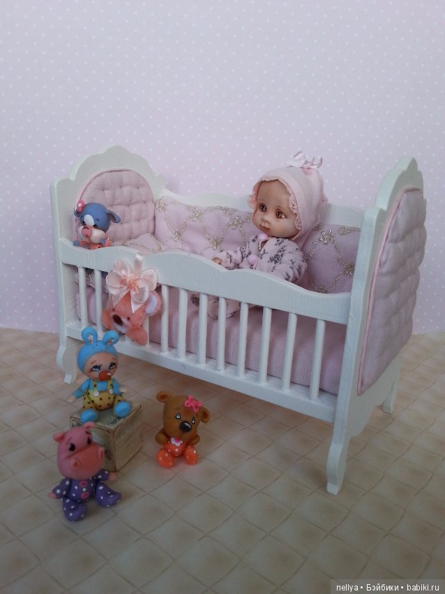 Анютка — Авторские миниатюрные куклы: лепка (фото 10)