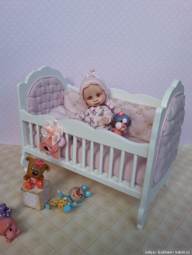 Анютка — Авторские миниатюрные куклы: лепка