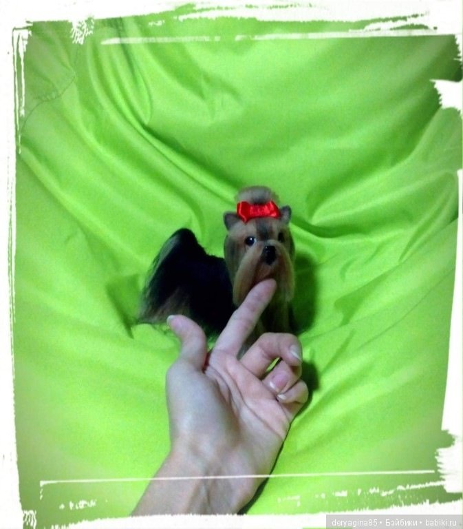 Мини йорик — Валяные игрушки из шерсти: сухое валяние