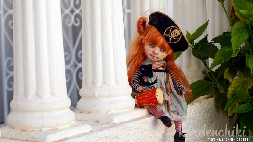 Пиратка Мэри, Kardenchiki art dolls (фото 3)