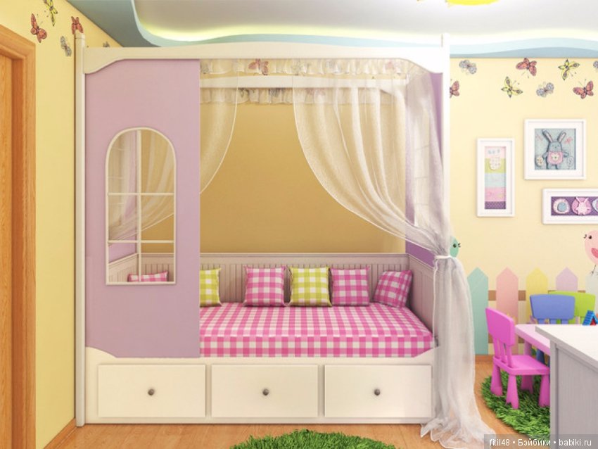 Главное украшение детской - кроватка