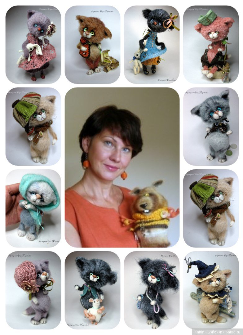 Авторские вязанные игрушки, автор Вера Терекбаева