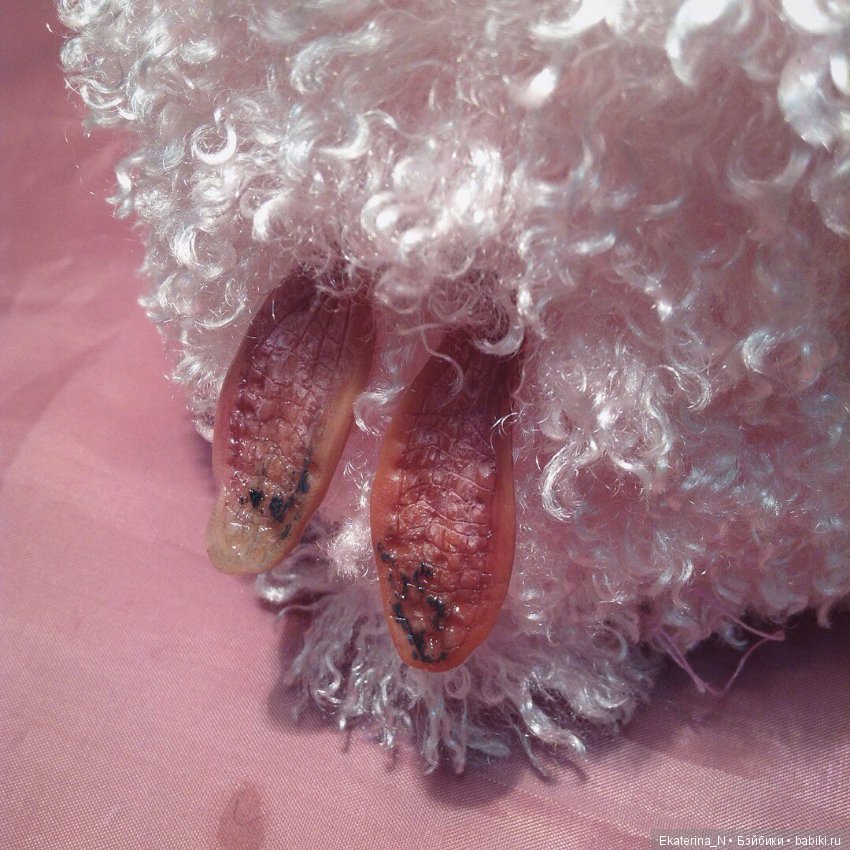 Игрушки в смешанной технике (мех и глина): Арт (фото 2)