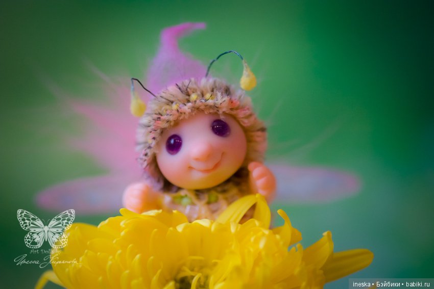 Жужик Пинки. Авторская куколка ©Инесса Кирьянова (фото 9)