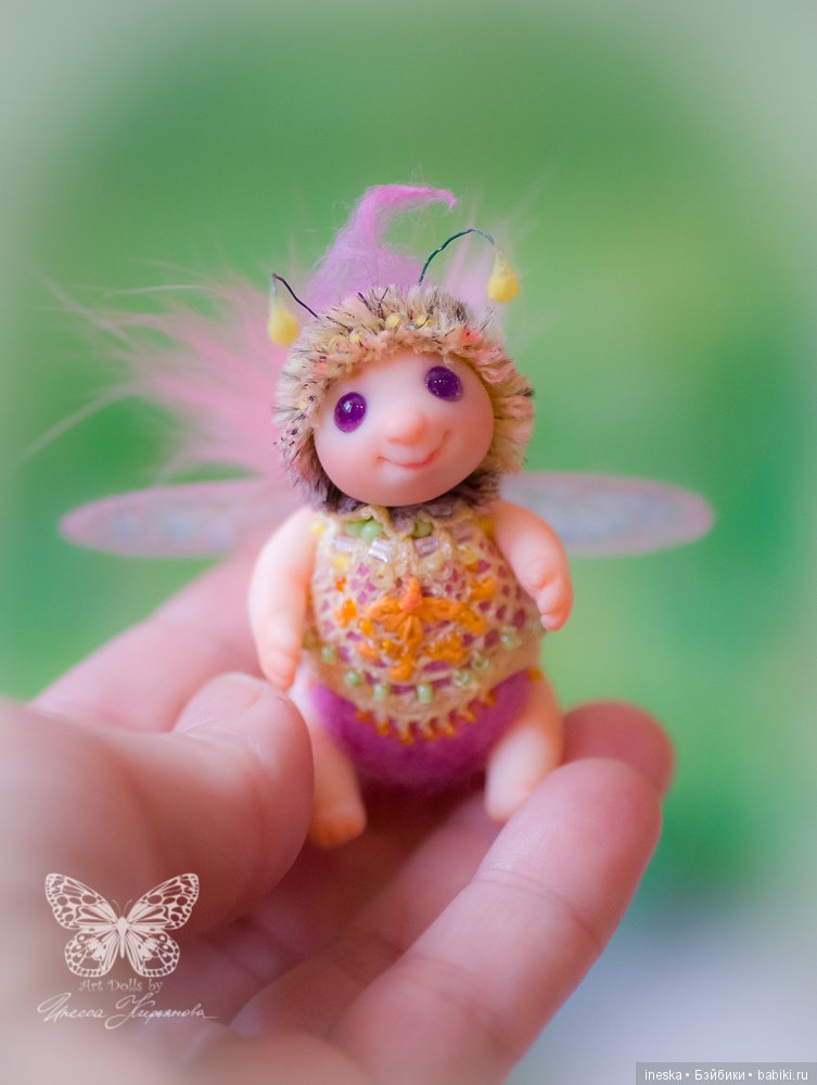 Жужик Пинки. Авторская куколка ©Инесса Кирьянова (фото 6)