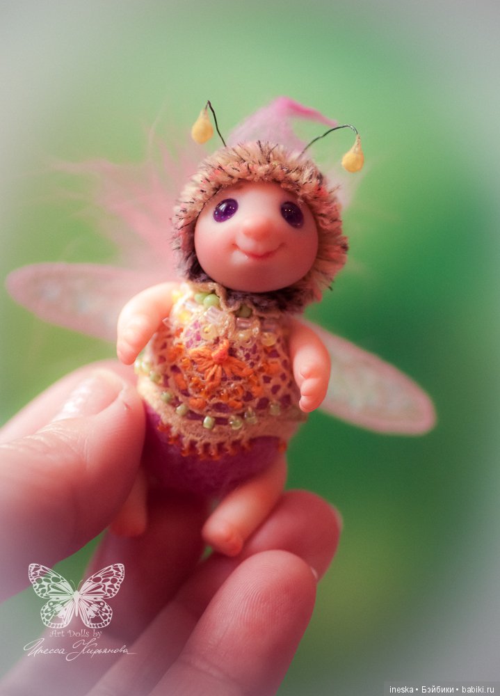 Жужик Пинки. Авторская куколка ©Инесса Кирьянова (фото 2)