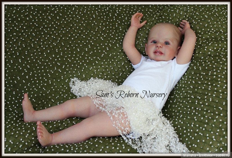 Малыш реборн из молда Mila, скульптор Eva Wakolbinger от Sam's Reborn Nursery (фото 7)