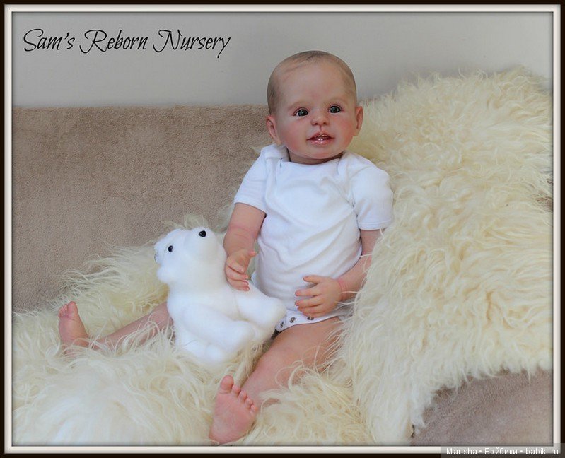 Малыш реборн из молда Mila, скульптор Eva Wakolbinger от Sam's Reborn Nursery (фото 5)