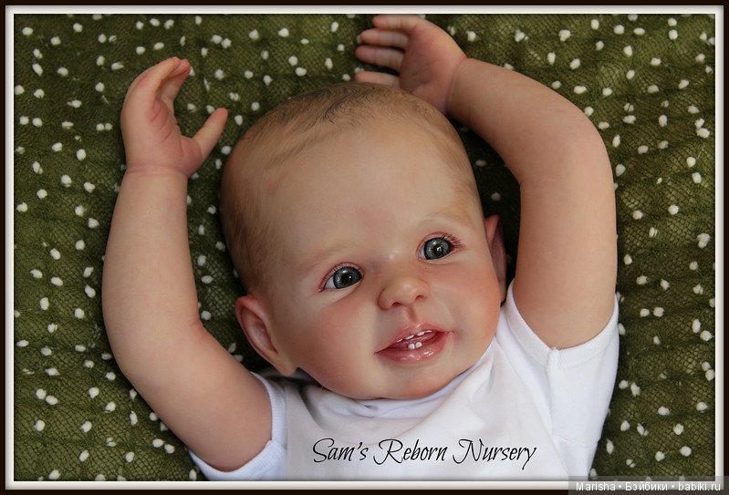 Малыш реборн из молда Mila, скульптор Eva Wakolbinger от Sam's Reborn Nursery (фото 8)