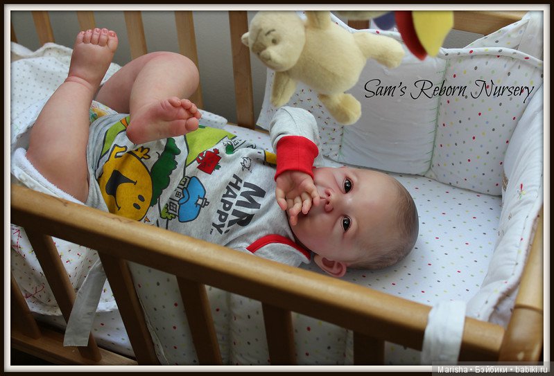 Малыш реборн из молда Mona, скульптор Eva Wakolbinger от Sam's Reborn Nursery (фото 5)