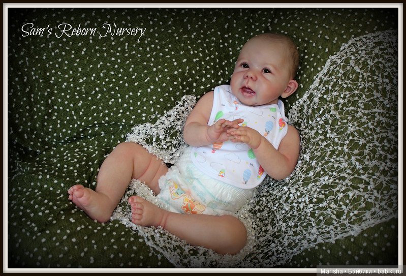 Малыш реборн из молда Mona, скульптор Eva Wakolbinger от Sam's Reborn Nursery (фото 9)