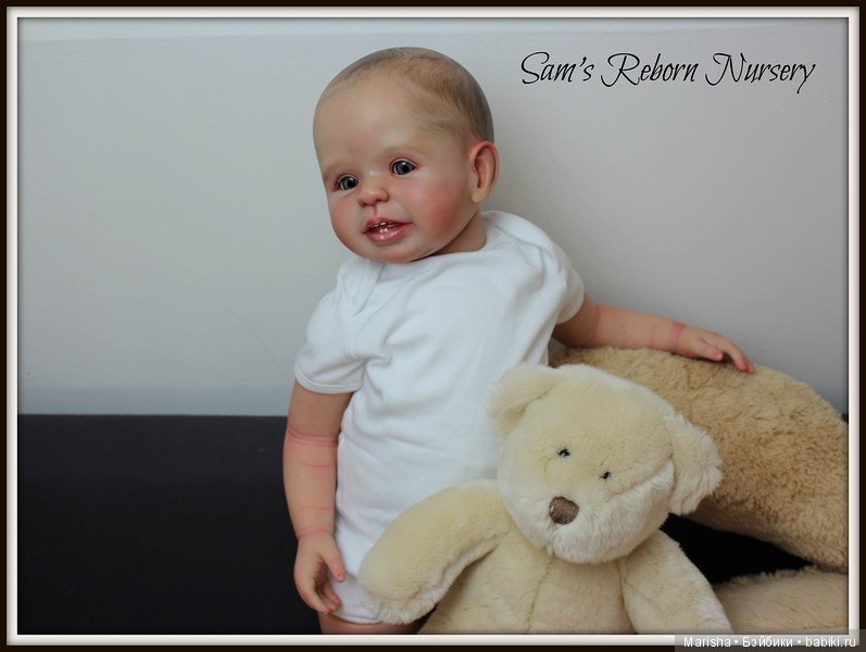 Малыш реборн из молда Mila, скульптор Eva Wakolbinger от Sam's Reborn Nursery