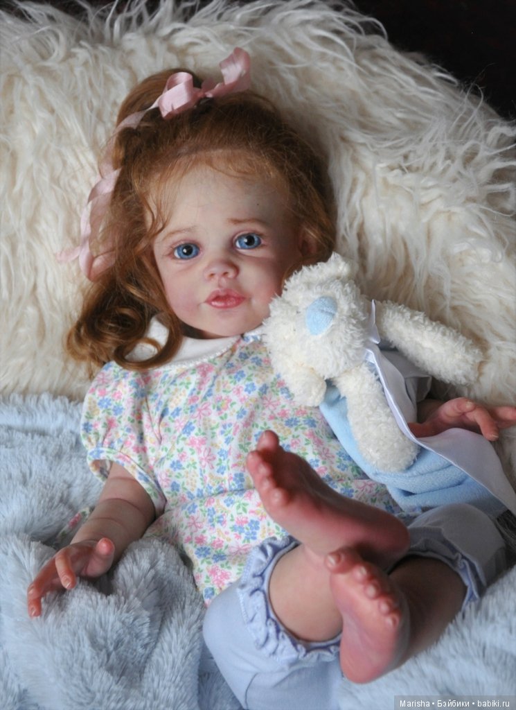 Куколка реборн Maxi, скульптор Sigrid Bock. Прототип мастера Аллы Кокс