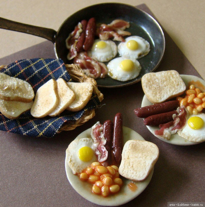 Миниатюрные модели еды в масштабе 1/12, автор Стефани Килгас (фото 6)