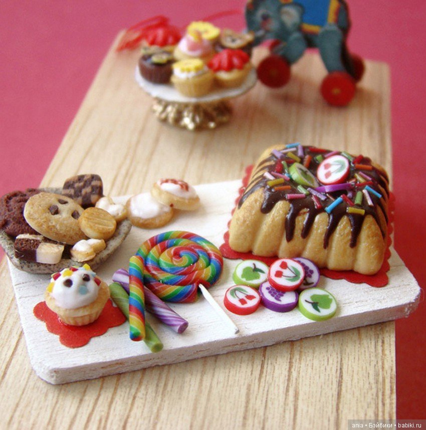 Миниатюрные модели еды в масштабе 1/12, автор Стефани Килгас