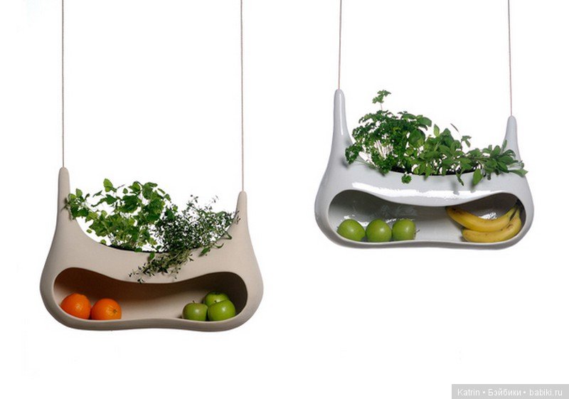 Оригинальные цветочные горшочки (фото 6)