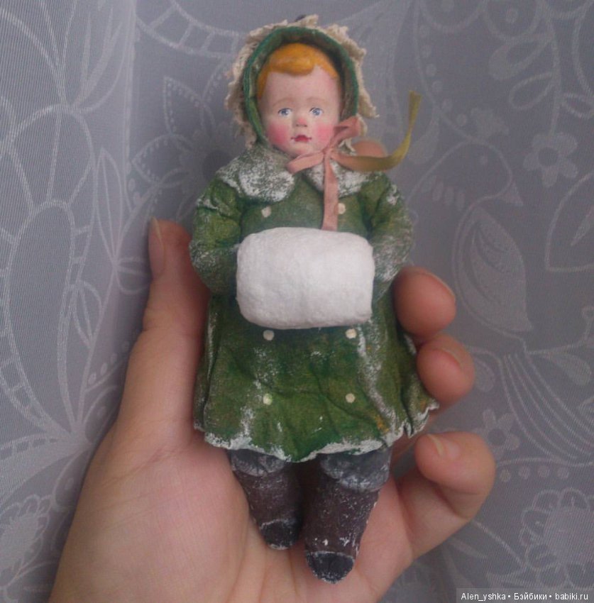 Знакомство с елочными ватными игрушками