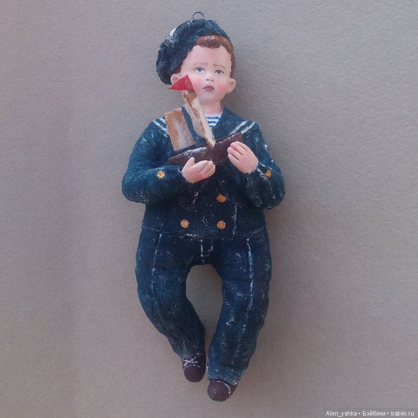 Знакомство с елочными ватными игрушками (фото 4)