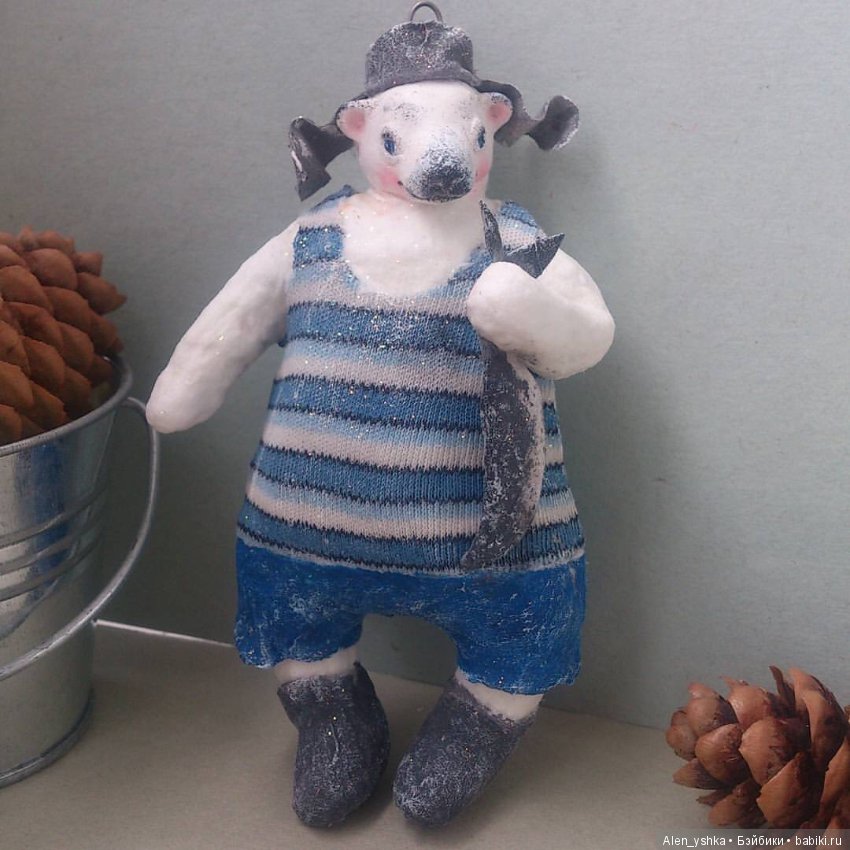 Знакомство с елочными ватными игрушками (фото 5)