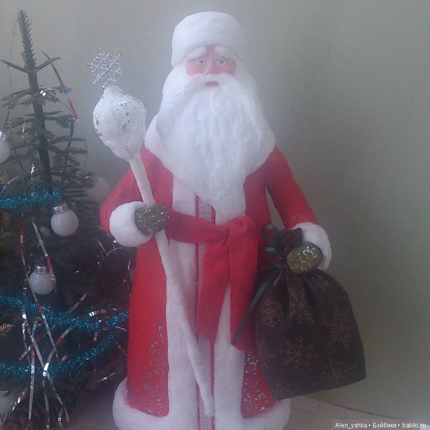 Знакомство с елочными ватными игрушками