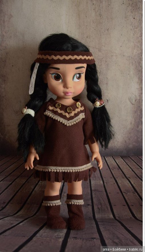 Выкройка флисового наряда для куклы Disney Animators от Марины Быковой (фото 2)