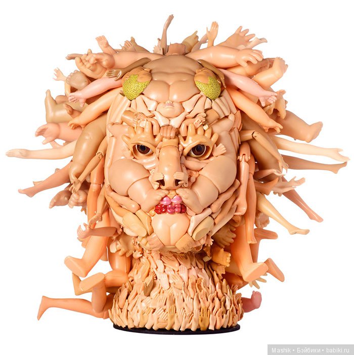 Человекоподобные фигуры из старых кукол от Фрейе Джоббинс (фото 6)