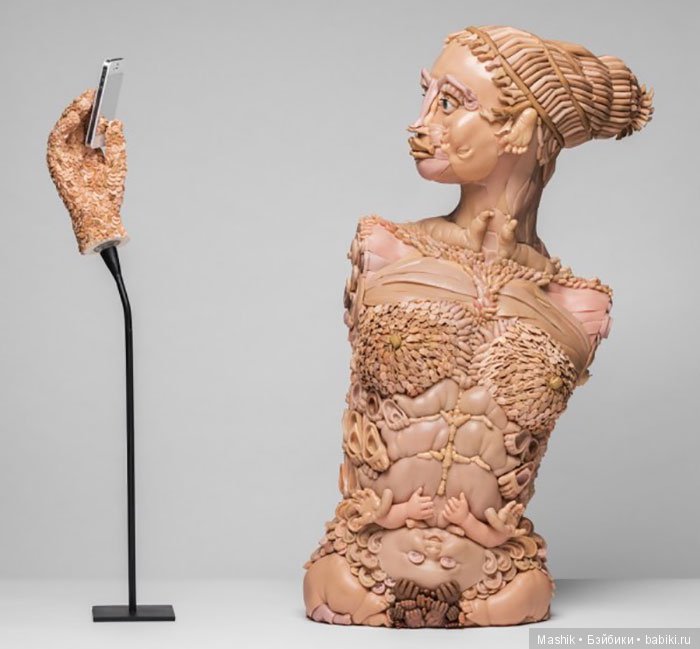 Человекоподобные фигуры из старых кукол от Фрейе Джоббинс (фото 8)