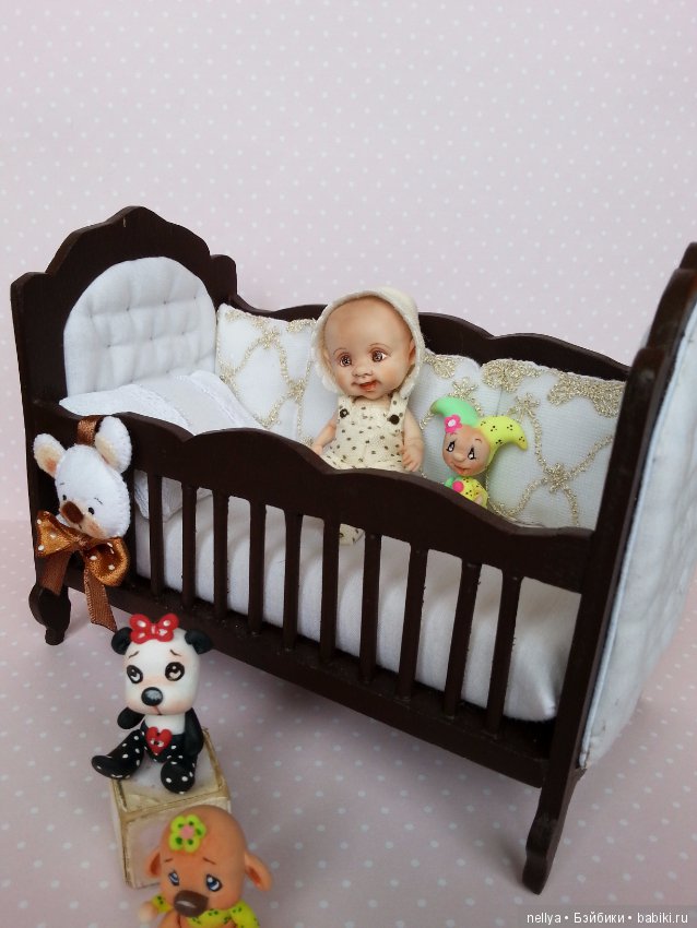 Максимка — Авторские миниатюрные куклы: лепка (фото 2)