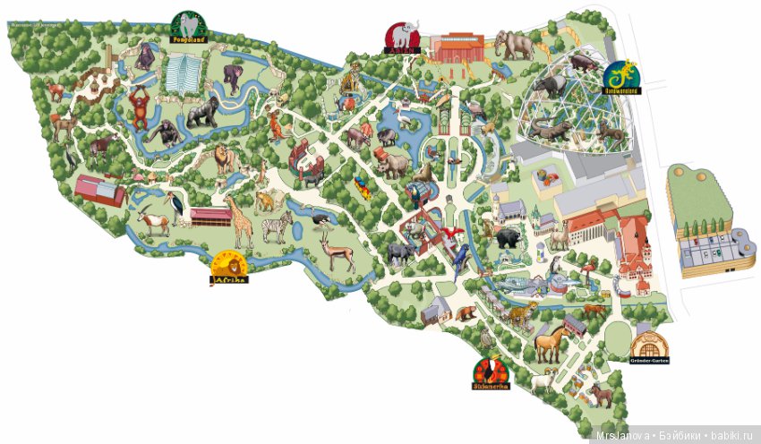 По Германии: зоопарк Лейпцига, часть 1