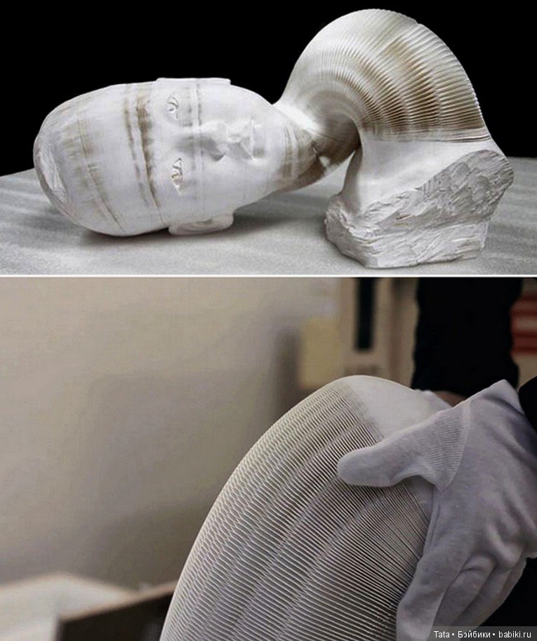 Гибкие бумажные скульптуры от Li Hongbo, Ли Хунбо (фото 10)