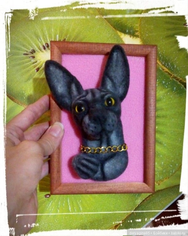 Сфинксоброшь — Валяные игрушки из шерсти: сухое валяние (фото 10)