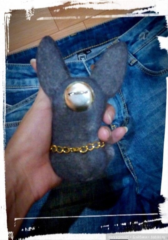 Сфинксоброшь — Валяные игрушки из шерсти: сухое валяние (фото 7)