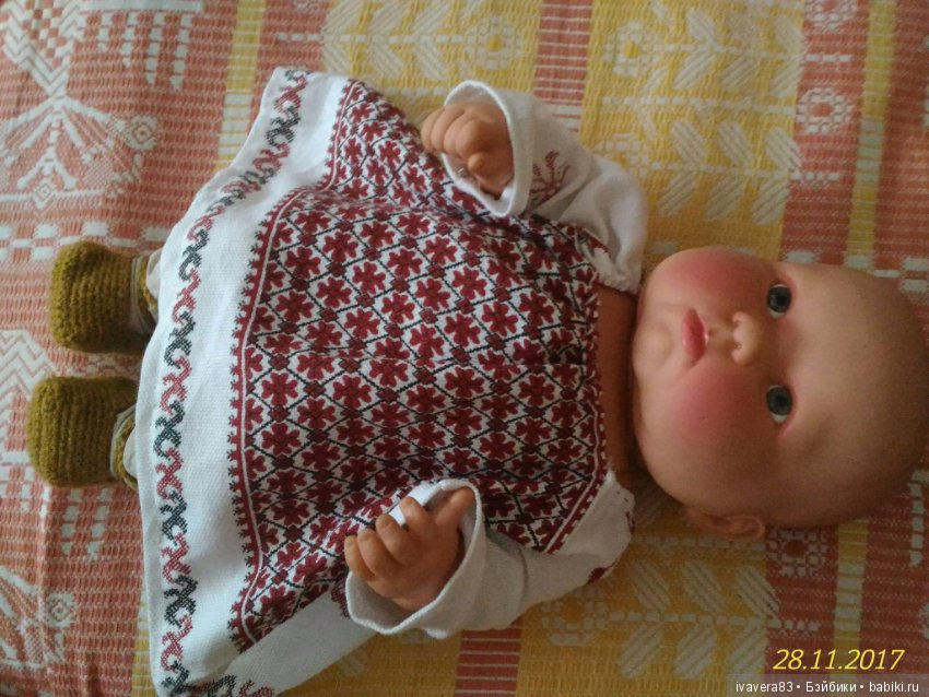 Пупс от фабрики "Огонек" в русском костюме