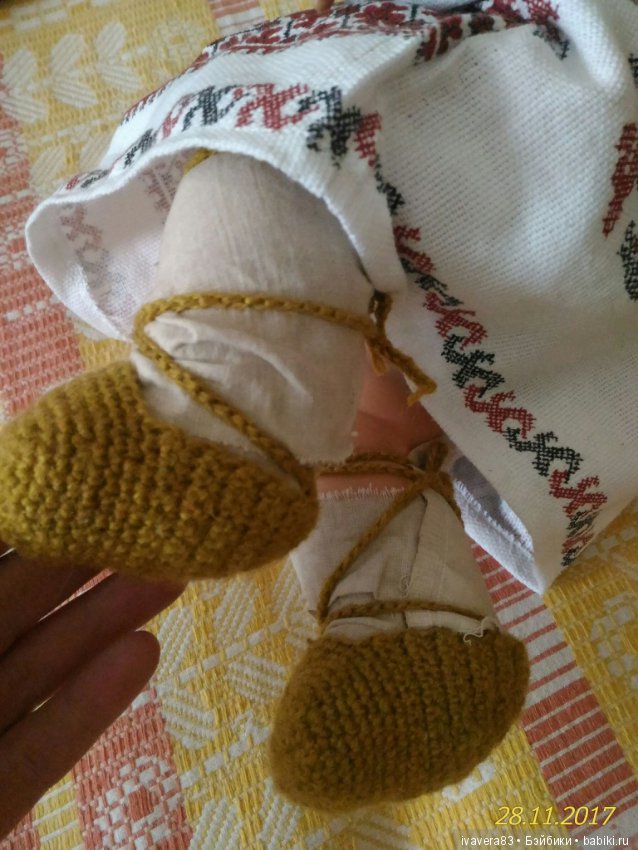 Пупс от фабрики "Огонек" в русском костюме (фото 3)