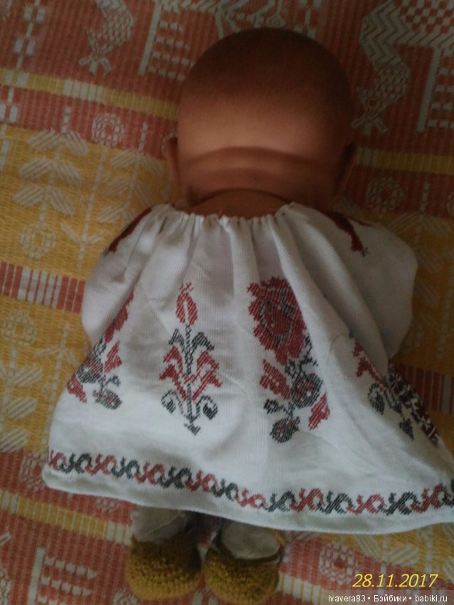 Пупс от фабрики "Огонек" в русском костюме (фото 2)