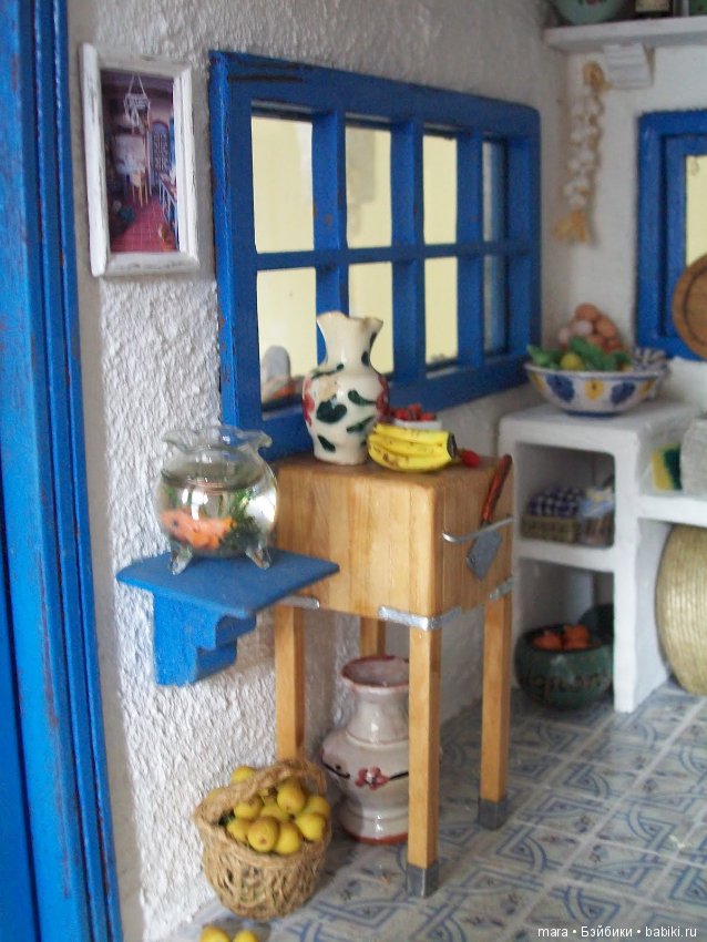 Большой греческий дом, автор миниатюры Sabs Mini Interiors (фото 3)