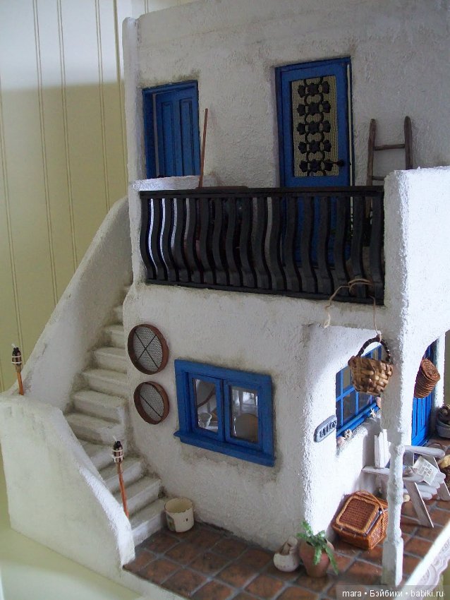Большой греческий дом, автор миниатюры Sabs Mini Interiors (фото 10)