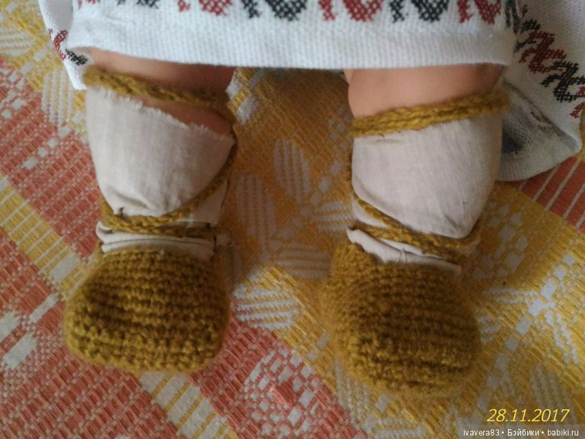 Пупс от фабрики "Огонек" в русском костюме (фото 4)