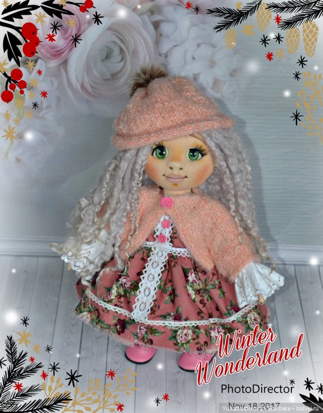 Как и пообещала показать Вам своих новых 10 текстильных девочек (фото 4)