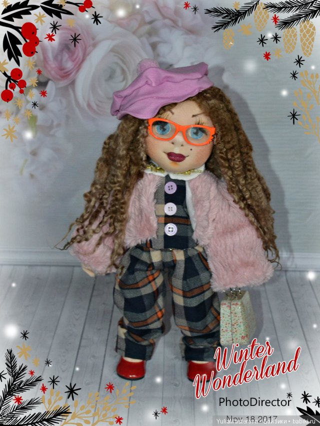 Как и пообещала показать Вам своих новых 10 текстильных девочек (фото 2)